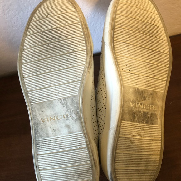 Men’s White VINCE Sneaker Size 9.5 - Picture 8 of 8